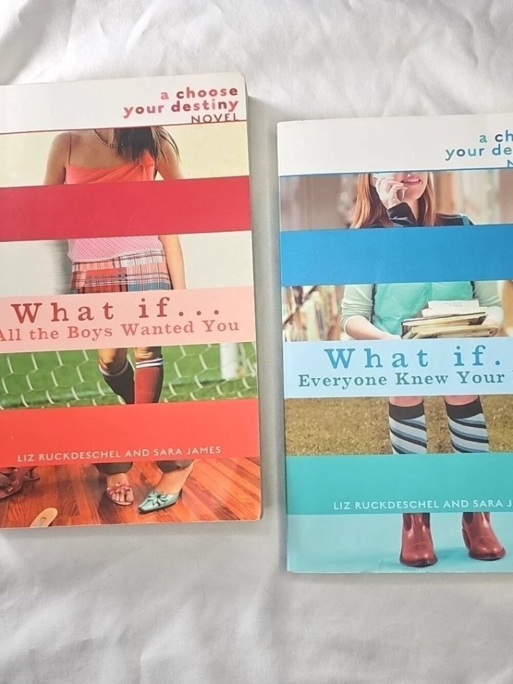a choose your destiny novel-What if...-Lot of 2-Books 1 & 2